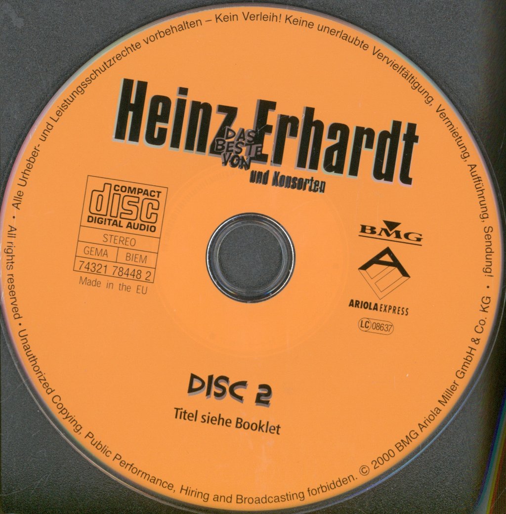 Heinz Erhardt - Das Beste Von Heinz Erhardt Und Konsorten - Double Cd