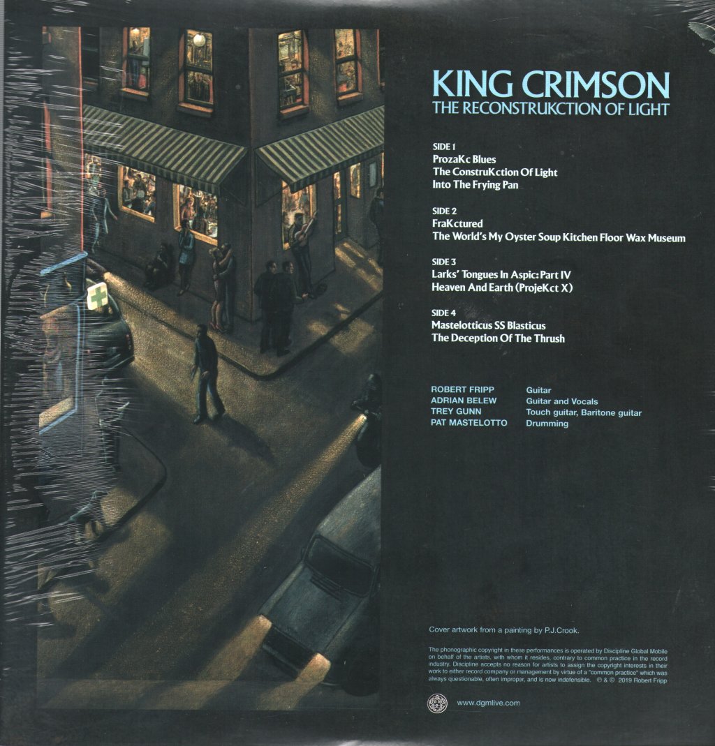 King Crimson - ReconstruKction Of Light - Double Lp