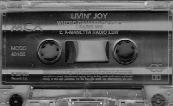 Livin' Joy - Where Can I Find Love - Cassette