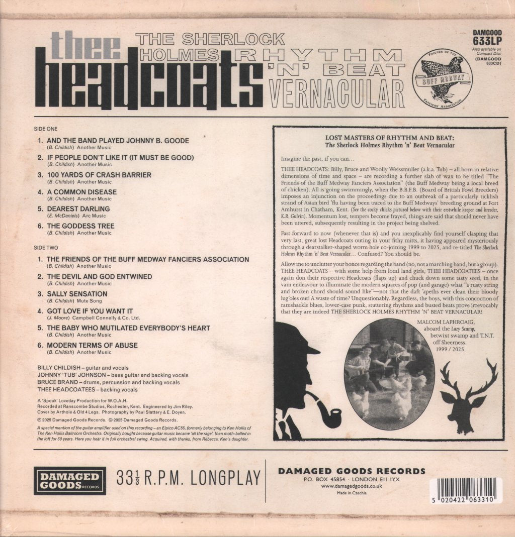 Thee Headcoats - The Sherlock Holmes Rhythm 'n' Beat Vernacular - Lp