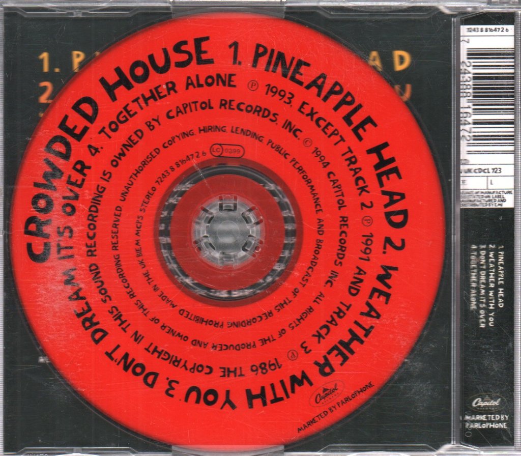 Crowded House - Pineapple Head - Cd