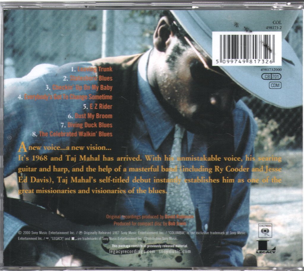Taj Mahal - Taj Mahal - Cd