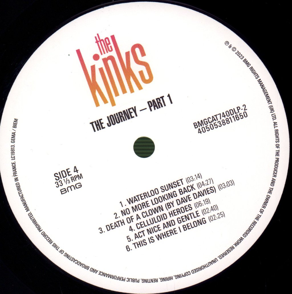 Kinks - Journey: Part 1 - Double Lp