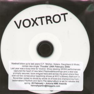 Voxtrot - Trouble - Cdr