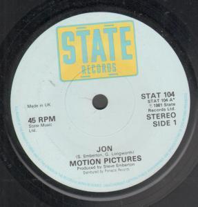 Motion Pictures (New Wave) - Jon - 7 Inch