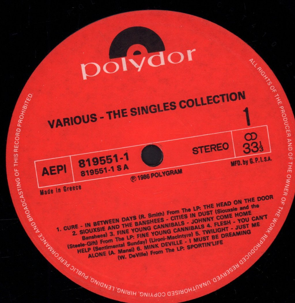 Various Artists - Singles Collection - Lp