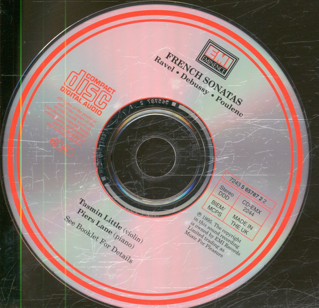 Tasmin Little • Piers Lane - Ravel / Poulenc / Debussy - Violin Sonatas - Cd
