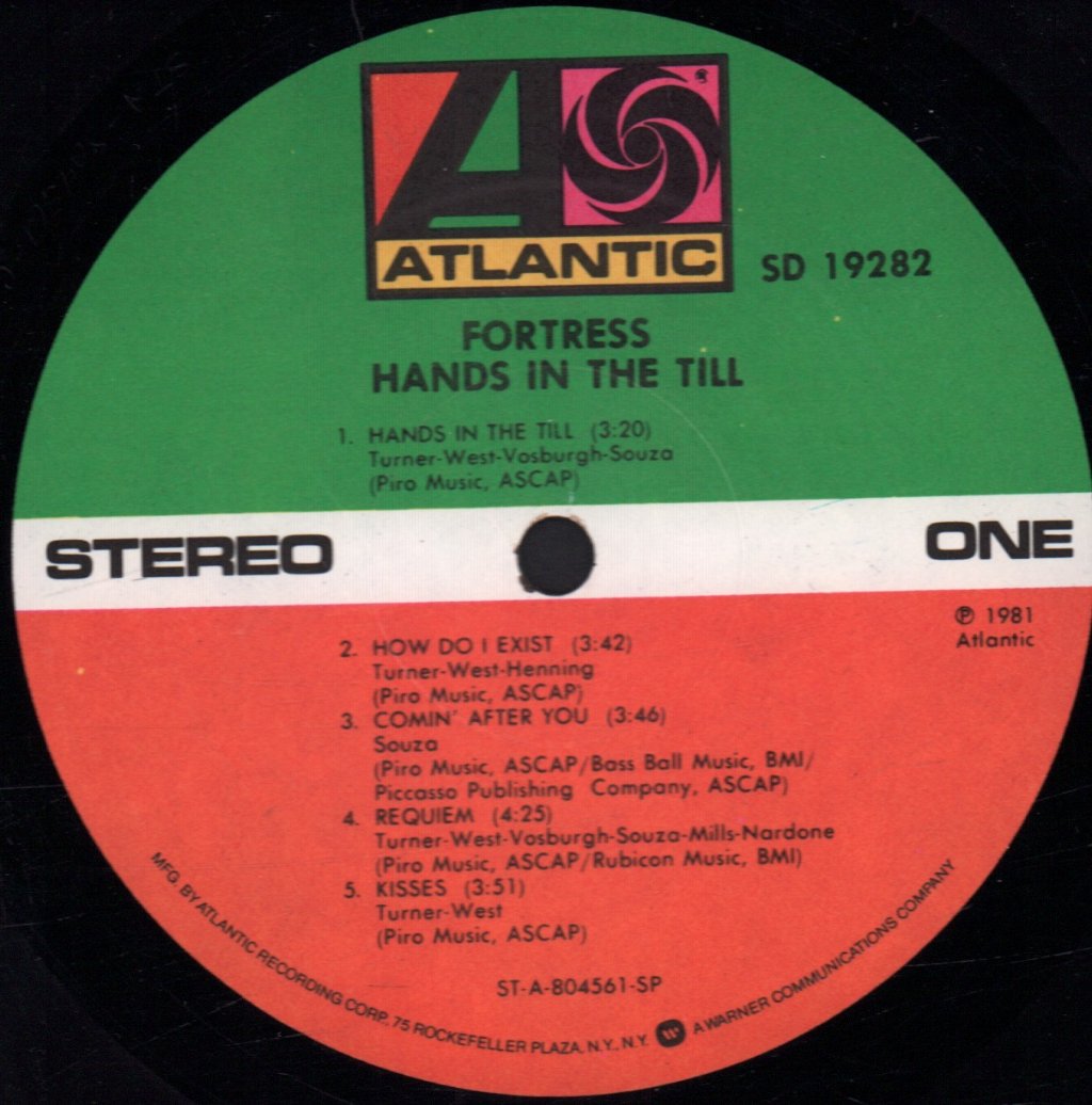 Fortress - Hands In The Till - Lp