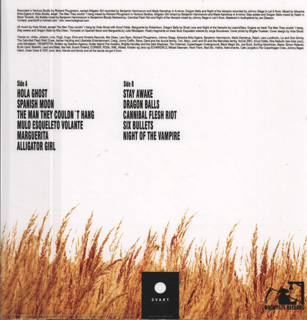 Hola Ghost - The Man They Couldn't Hang... - Lp