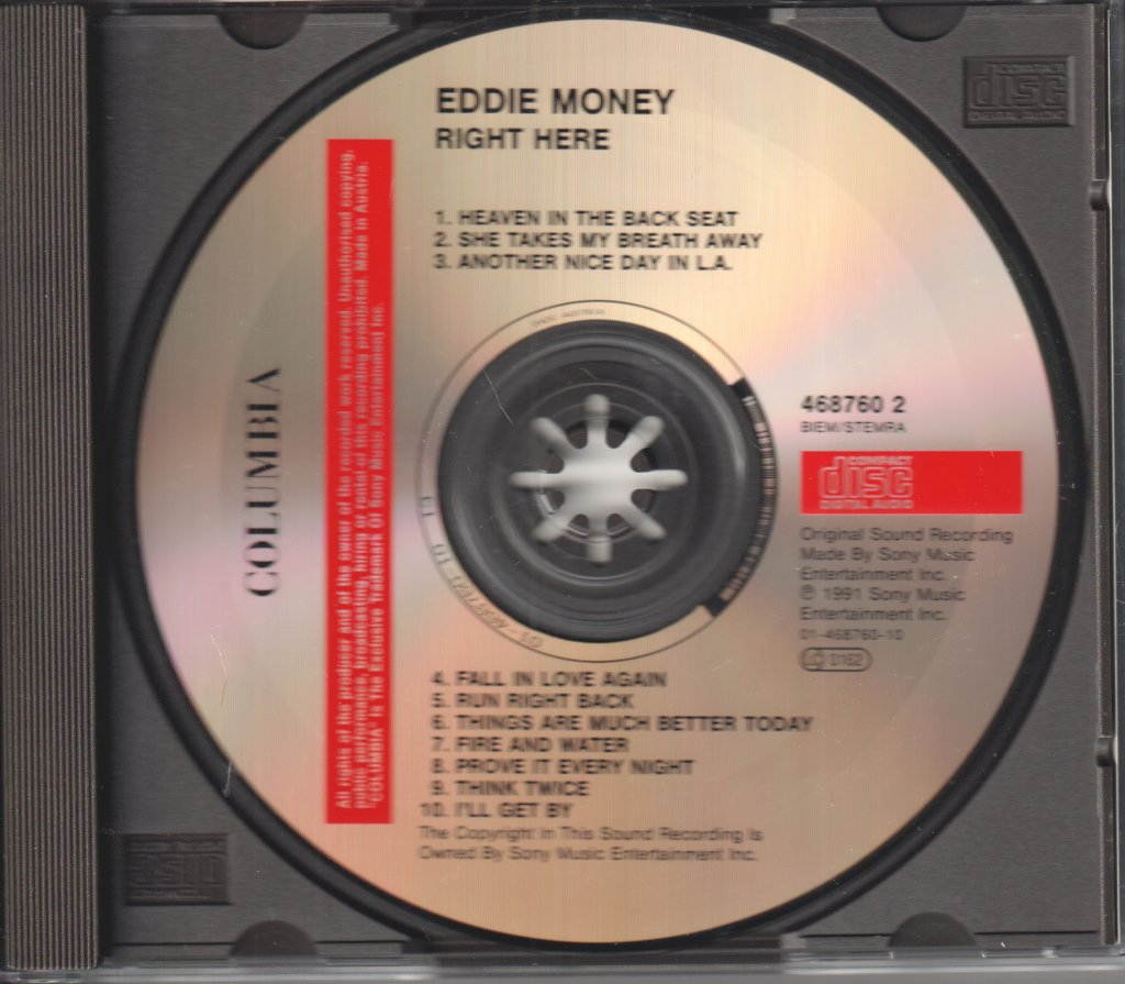 Eddie Money - Right Here - Cd