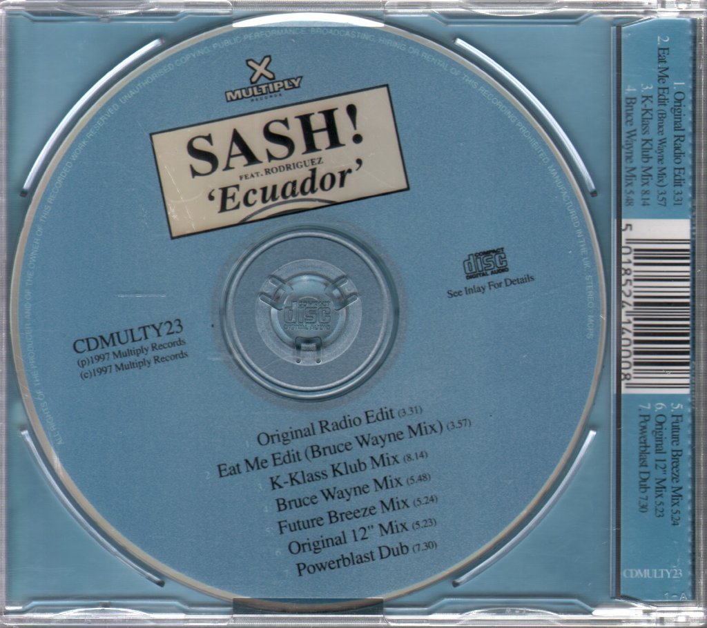 sash featuring rodriguez - Ecuador - Cd
