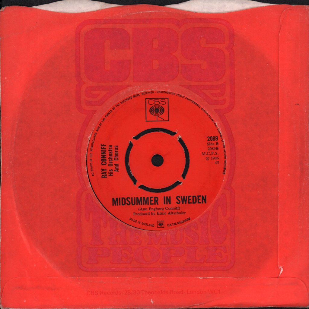 Ray Conniff - Somewhere, My Love - 7 Inch