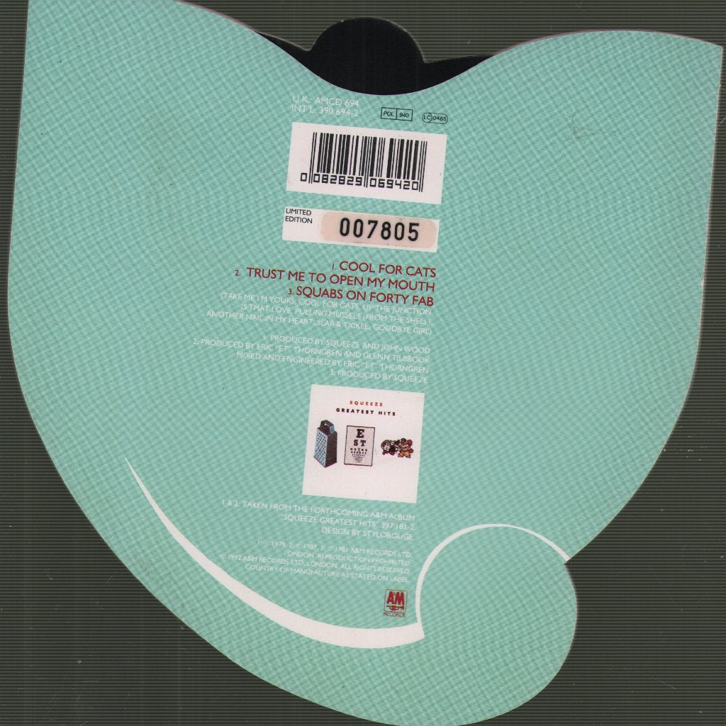 Squeeze - Cool For Cats - Cd