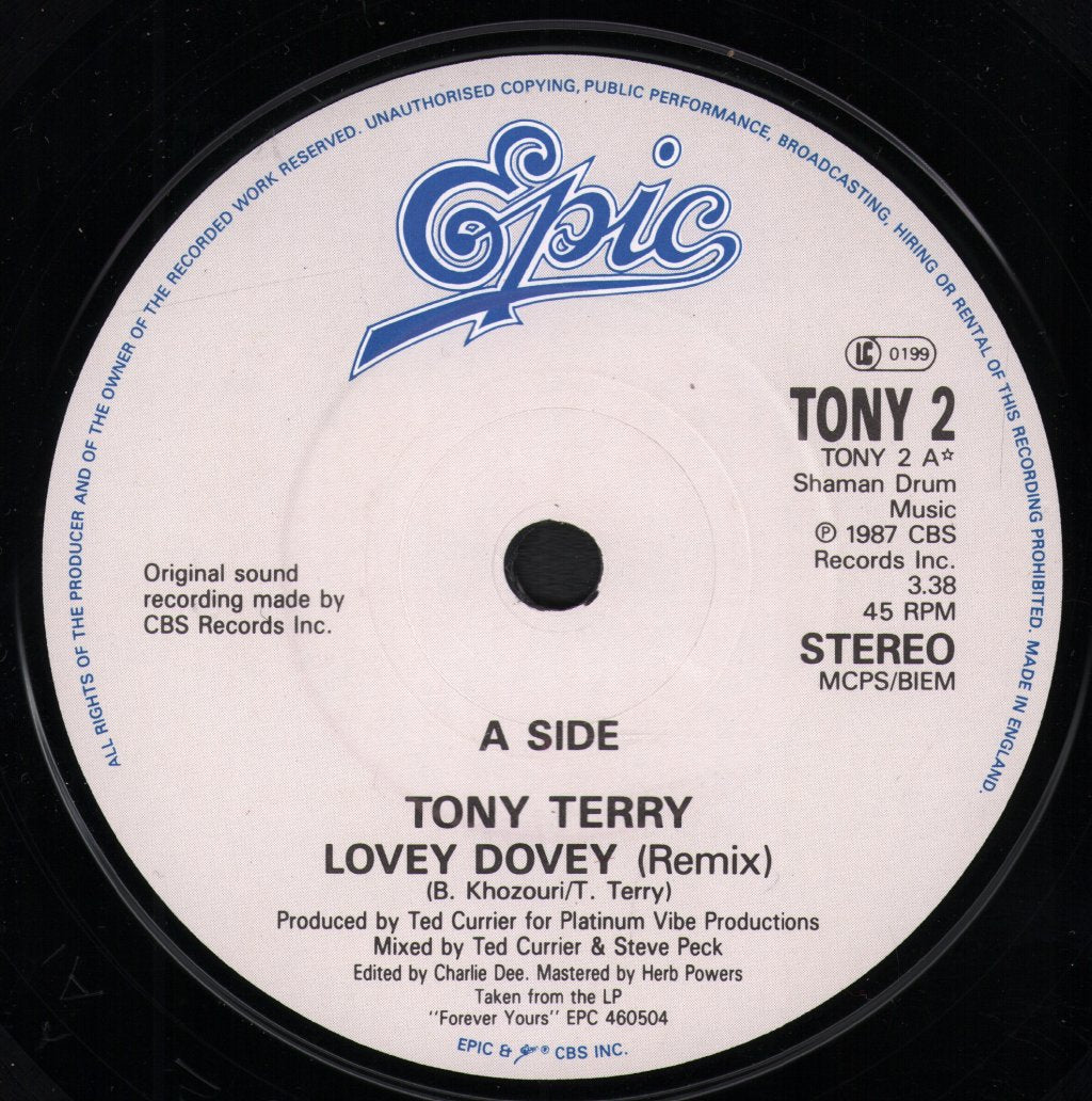 Tony Terry - Lovey Dovey - 7 Inch