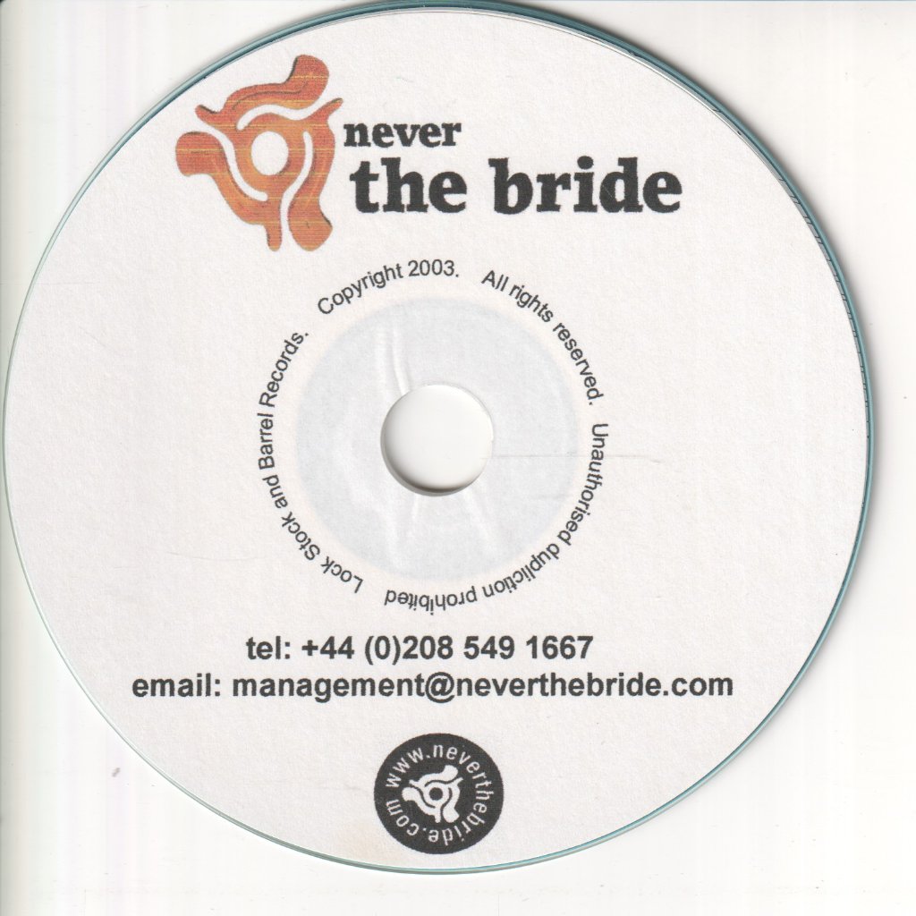 Never The Bride - Never The Bride - Cdr