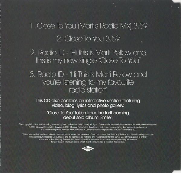 Marti Pellow - Close To You - Cd