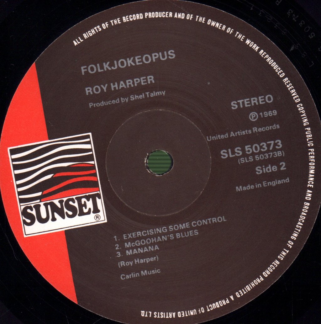 Roy Harper - Folkjokeopus - Lp