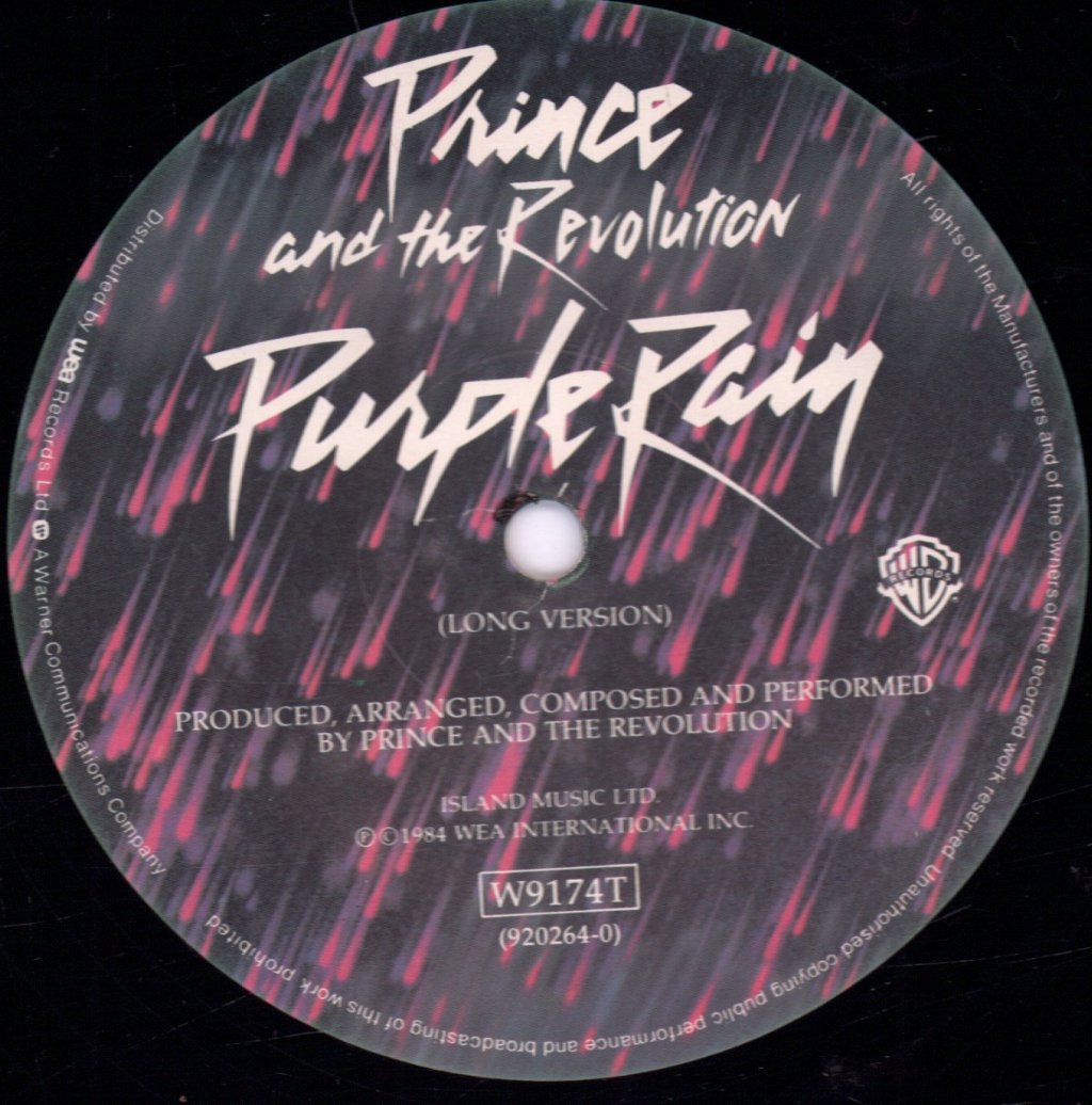 Prince - Purple Rain - 12 Inch