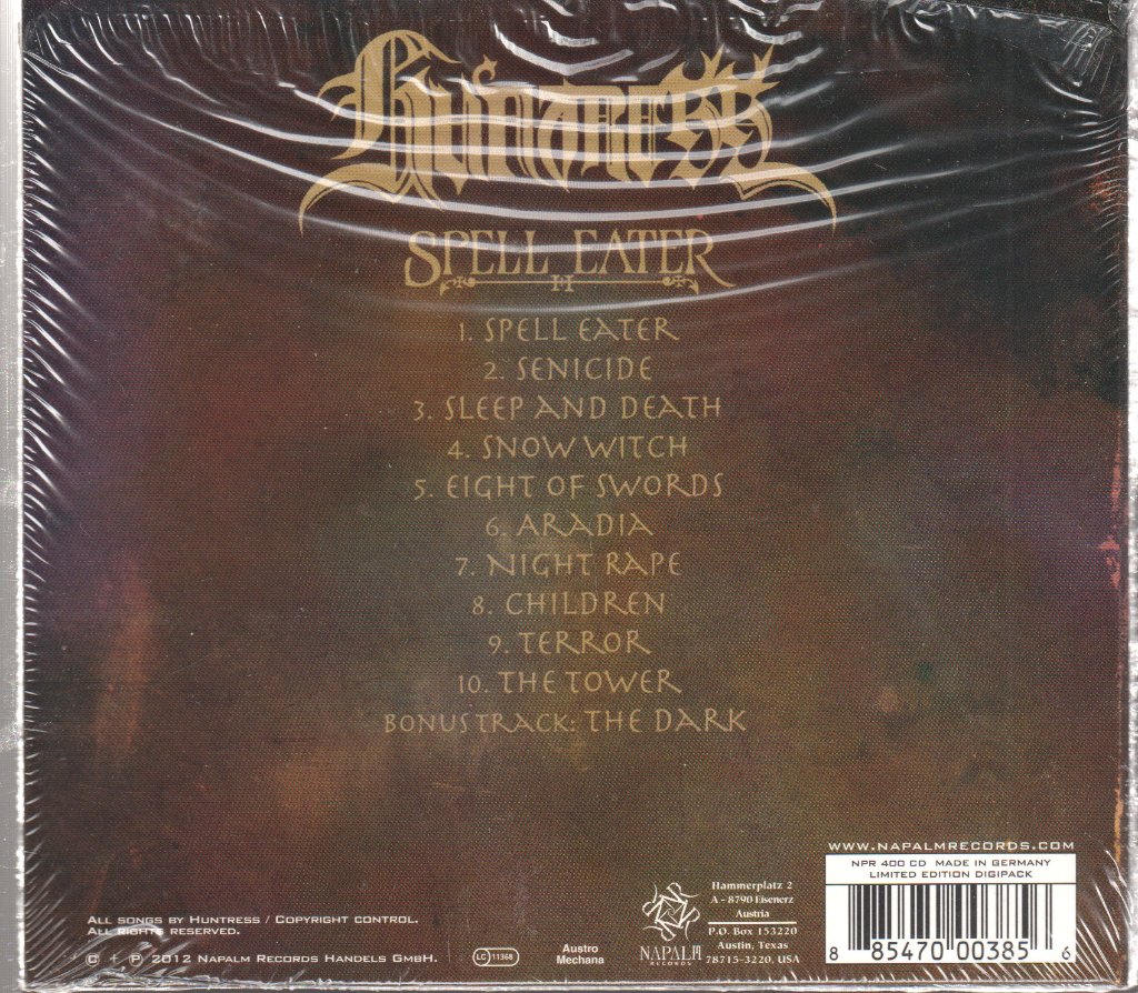 Huntress - Spell Eater - Cd