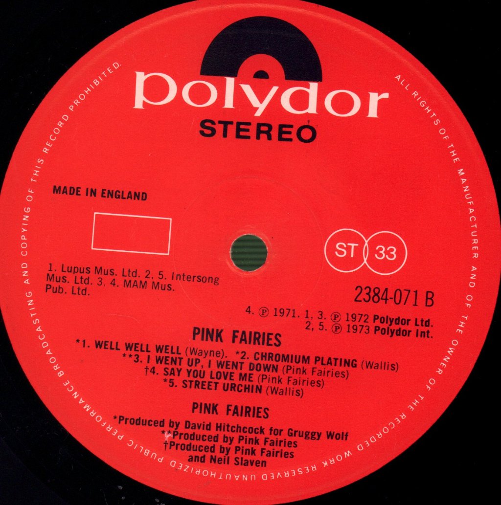 Pink Fairies - Pink Fairies - Lp