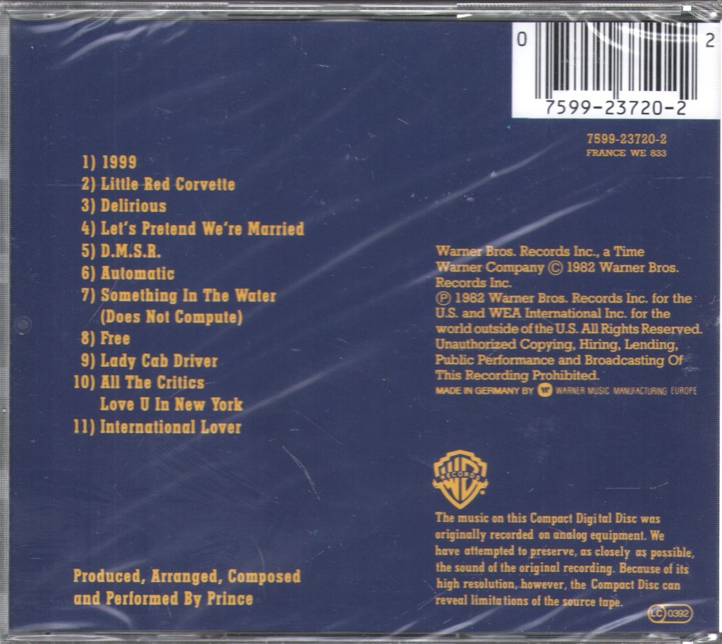 Prince - 1999 - Cd