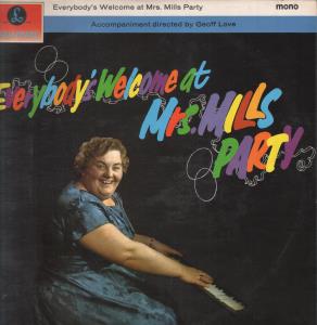 Mrs Mills - Everybody's Welcome At Mrs Mills Party - Lp