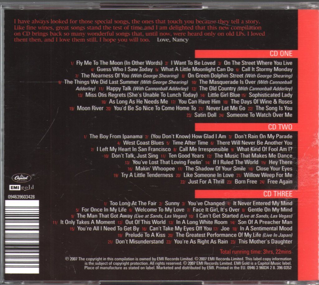 Nancy Wilson - Very Best Of Nancy Wilson: The Capitol Recordings 1960-1976 - Triple Cd