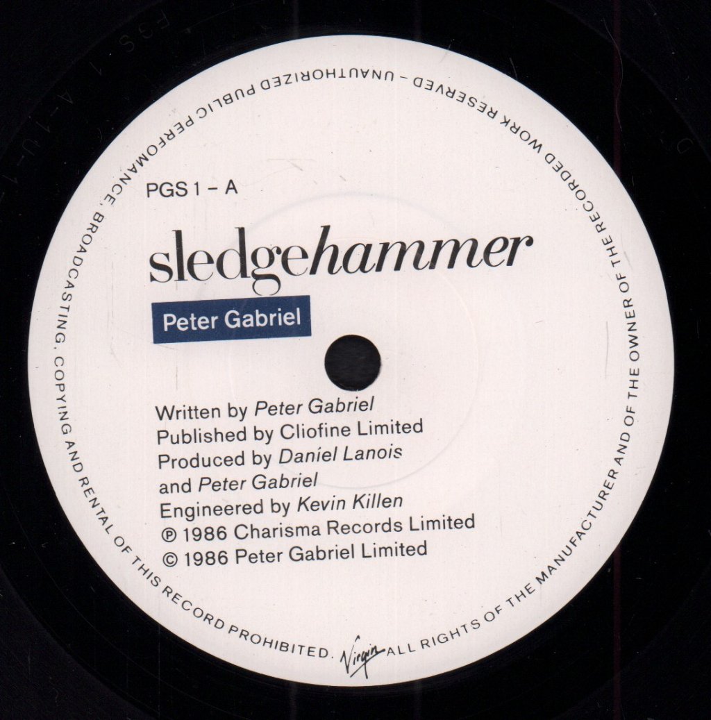 Peter Gabriel - Sledgehammer - 7 Inch