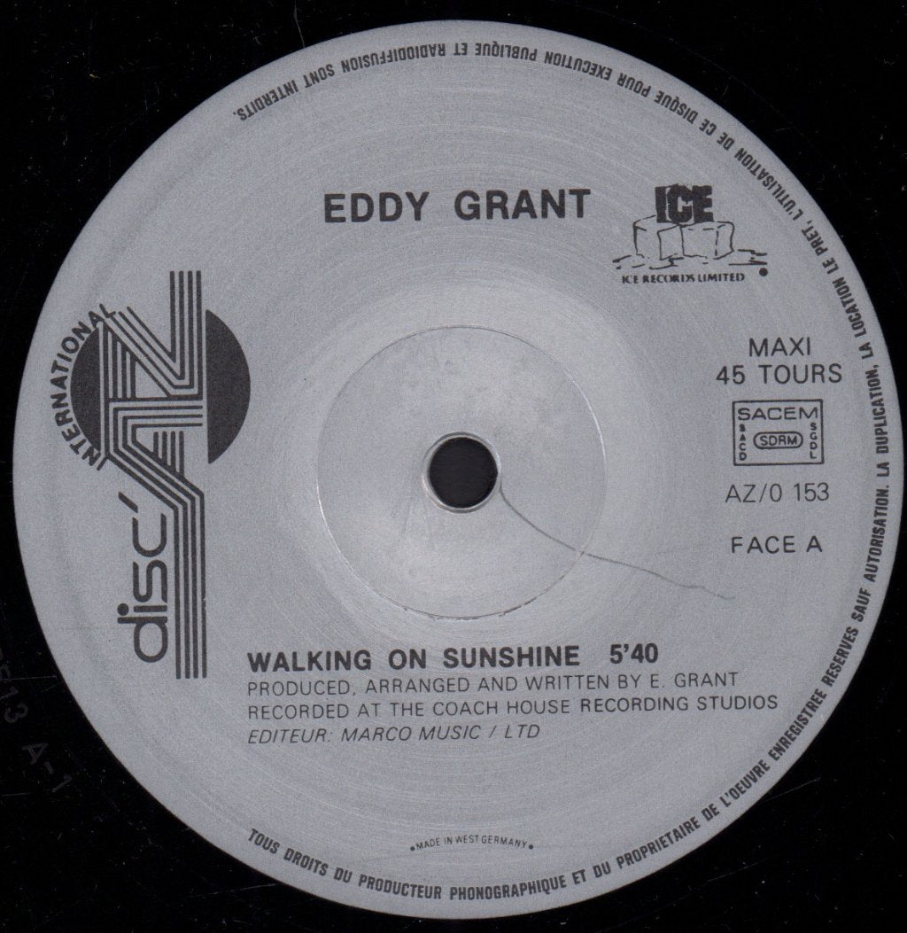 Eddy Grant - Walking On Sunshine - 12 Inch