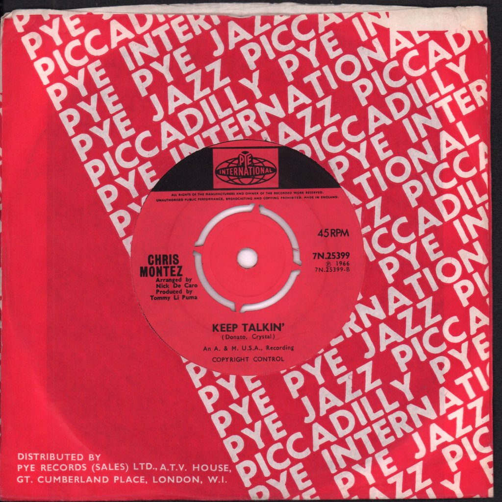 Chris Montez - Time After Time - 7 Inch