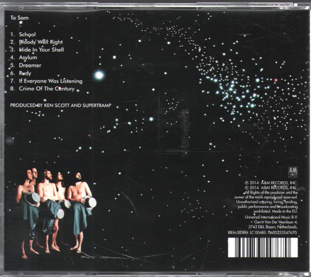 Supertramp - Crime Of The Century - Cd