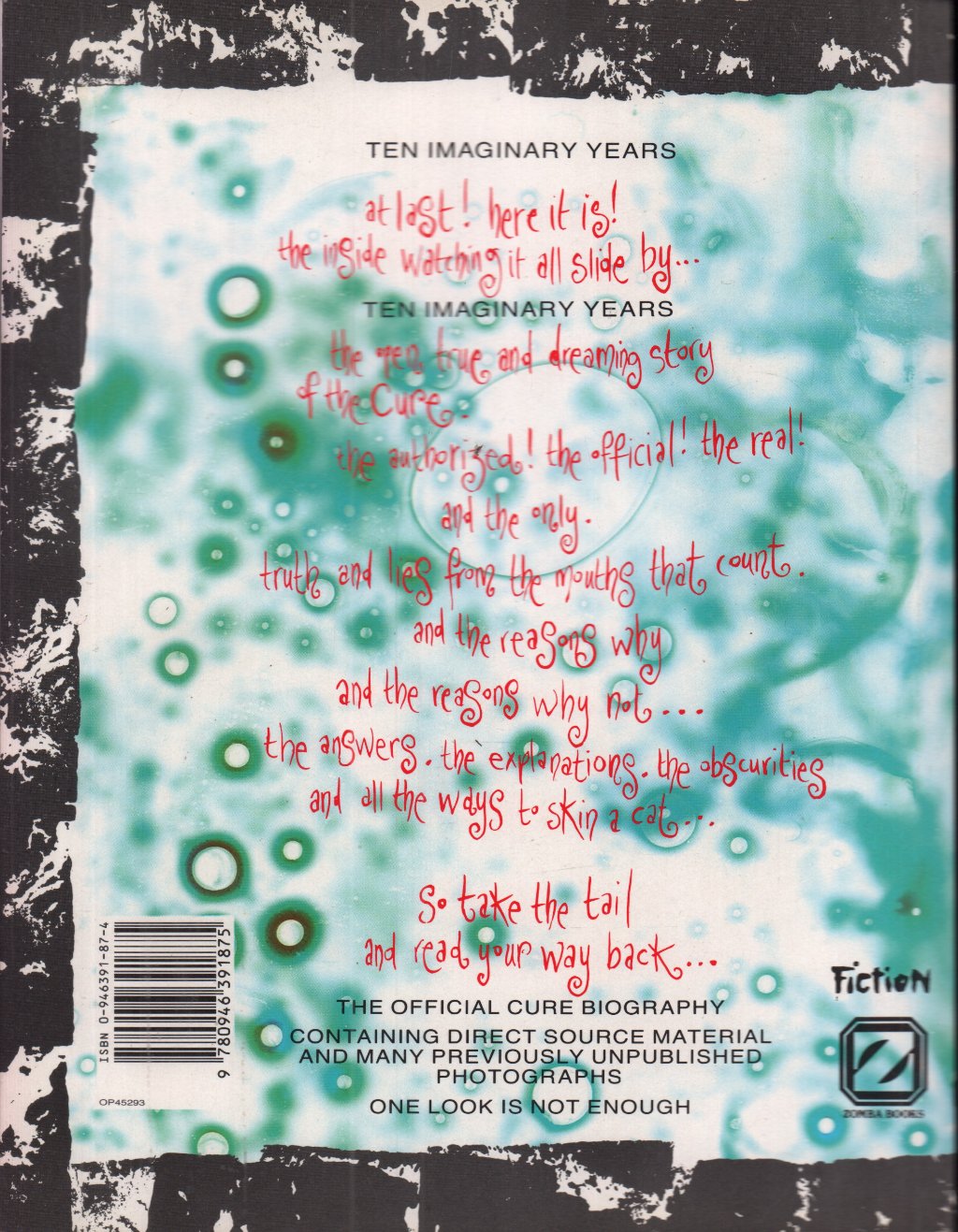 Cure - Ten Imaginary Years - Book