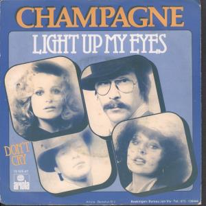Champagne - Light Up My Eyes - 7 Inch