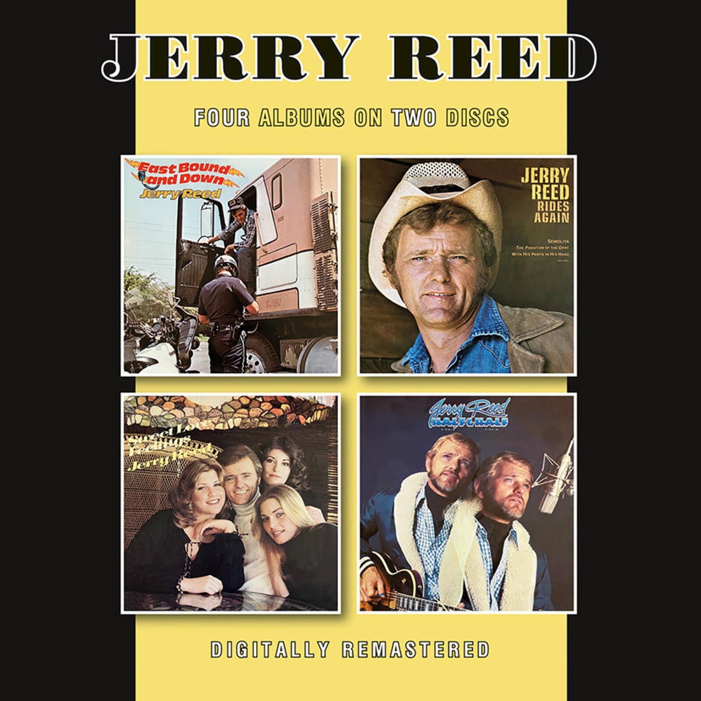 Jerry Reed - East Bound and Down / Jerry Reed Rides Again / Sweet Love Feelings / Half Singin' & Half Pickin - Double Cd