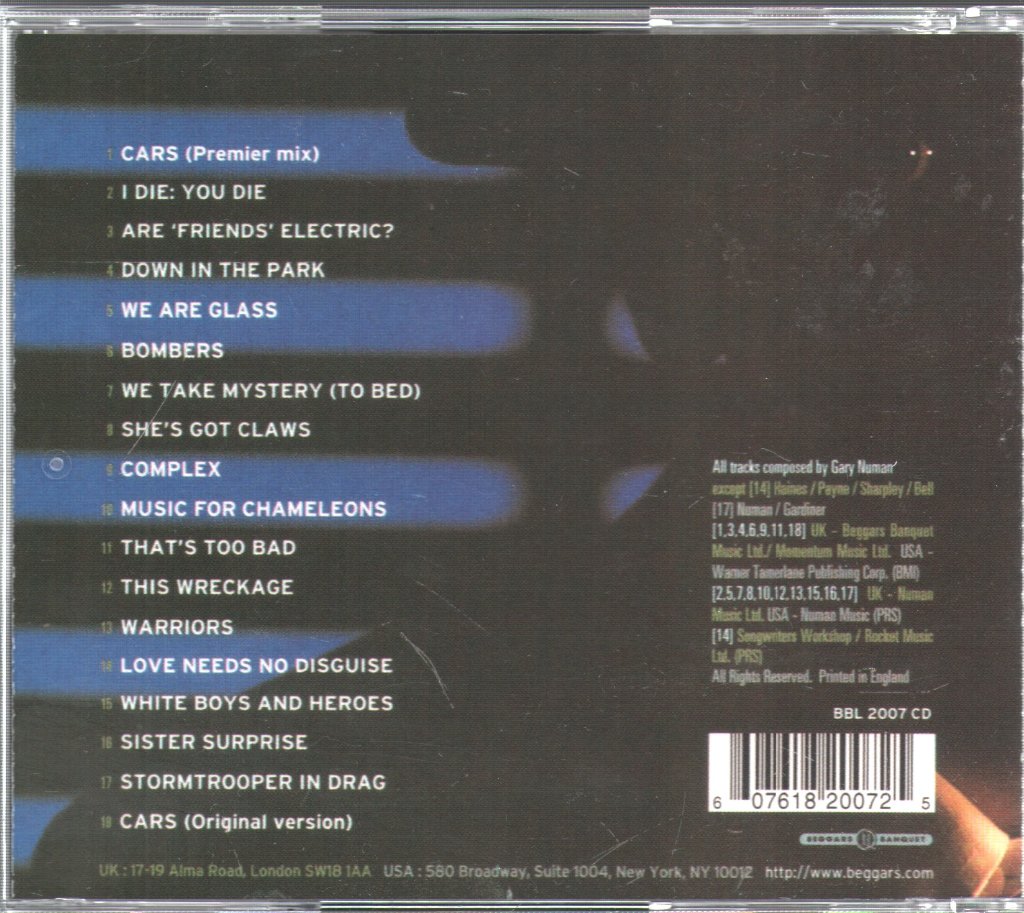 Gary Numan And Tubeway Army - Premier Hits - Cd