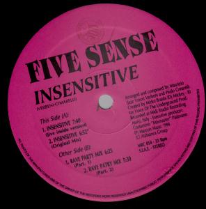 Five Sense - Insensitive - 12 Inch