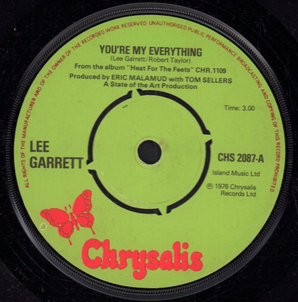 Lee Garrett - You're My Everything - 7 Inch