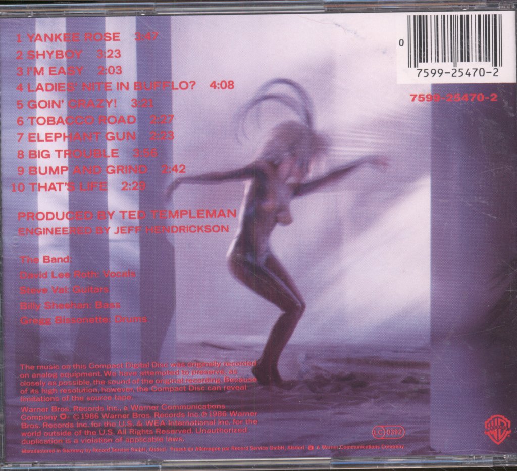 David Lee Roth - Eat 'Em And Smile - Cd