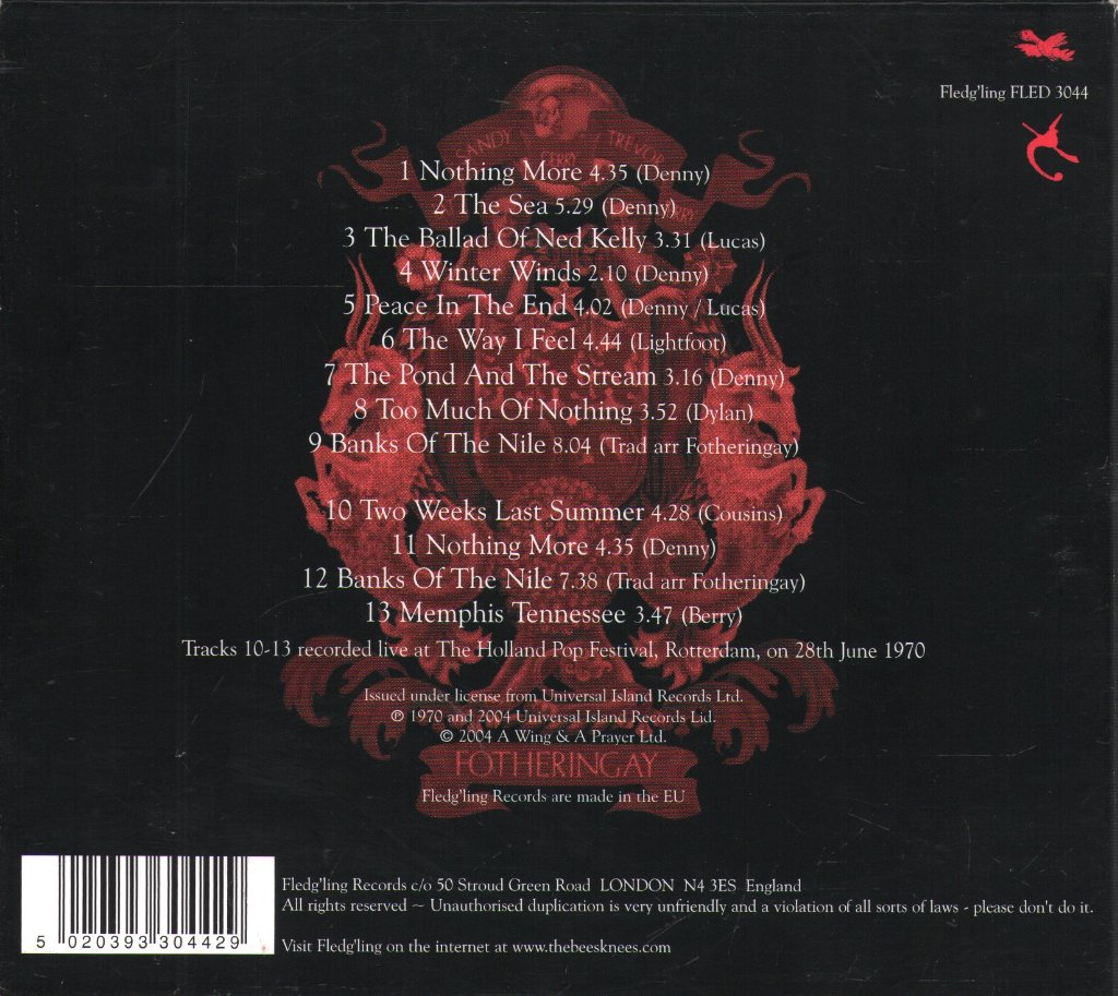 Fotheringay - Fotheringay - Cd