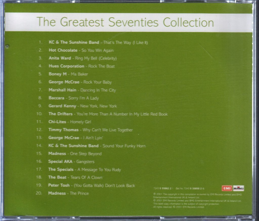 Various Artists - HMV - The Greatest Seventies Collection - Cd Set