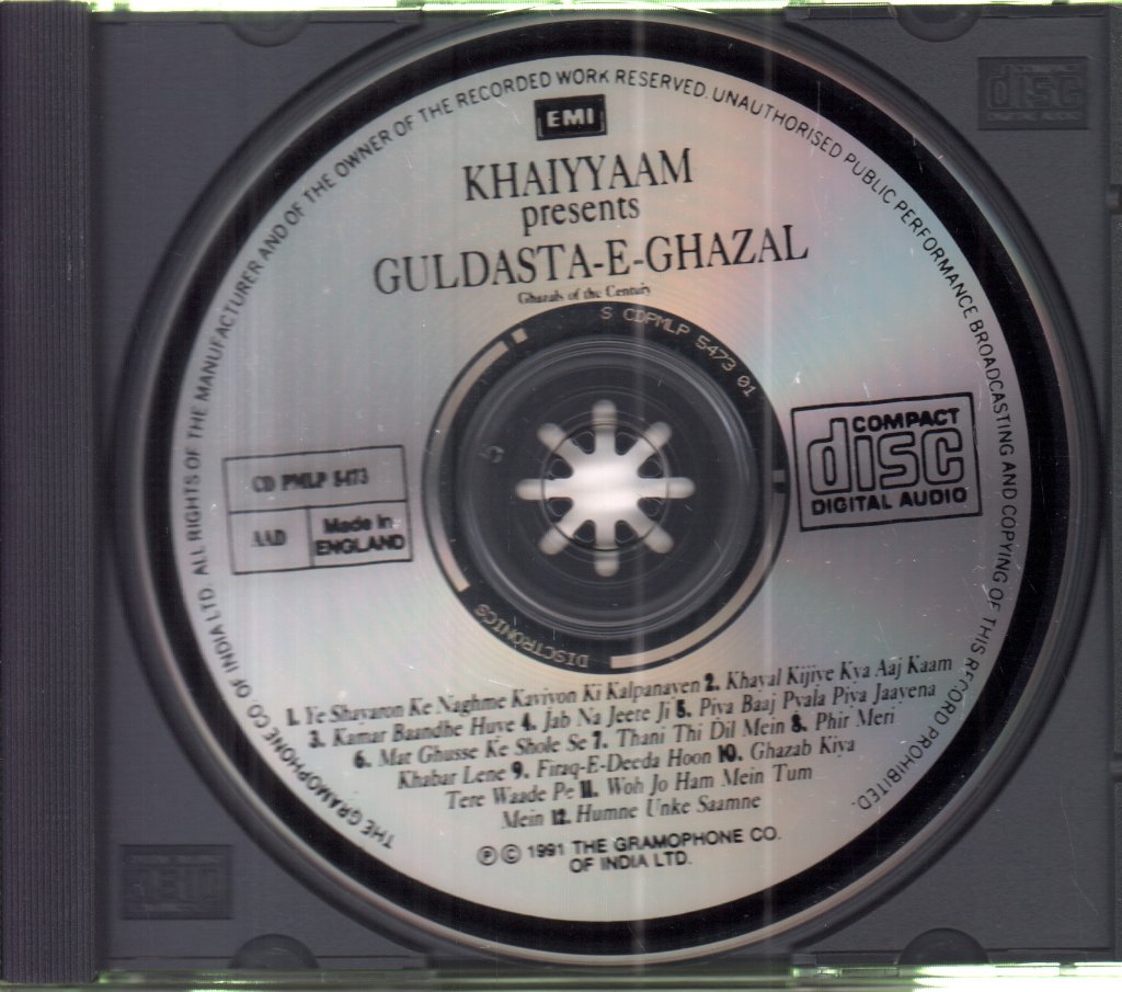 Various Artists - Khaiyyaam Presents Guldasta-E-Ghazal - Cd