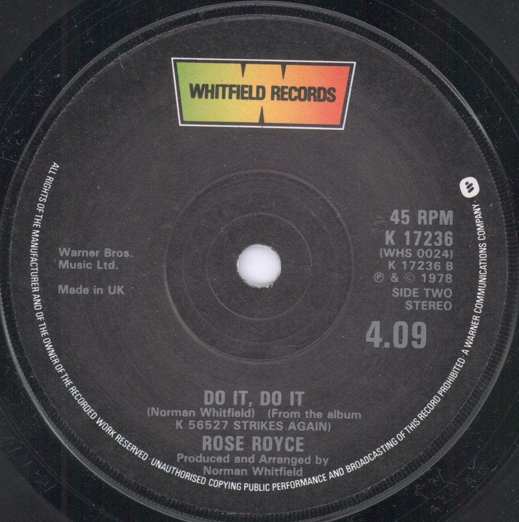 Rose Royce - Love Don't Live Here Anymore - 7 Inch