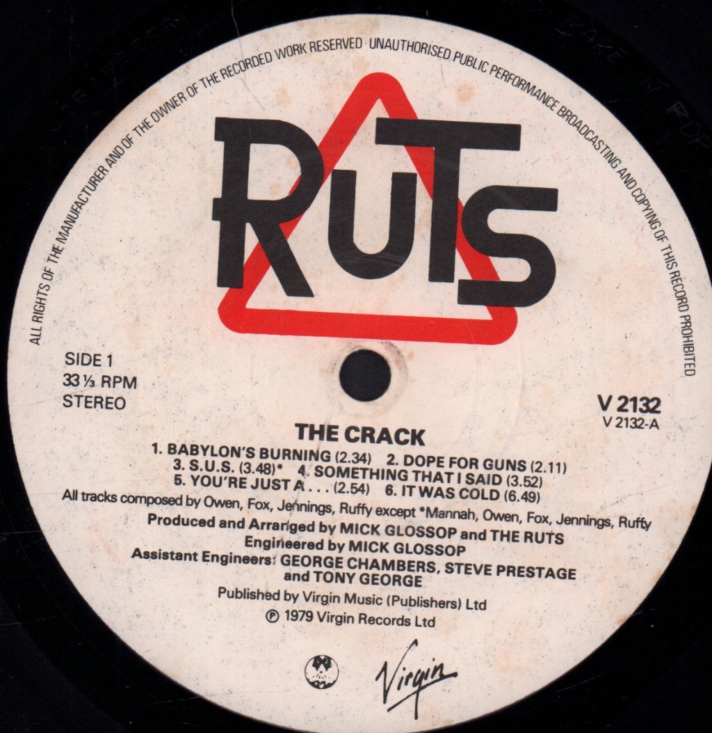 Ruts - Crack - Lp