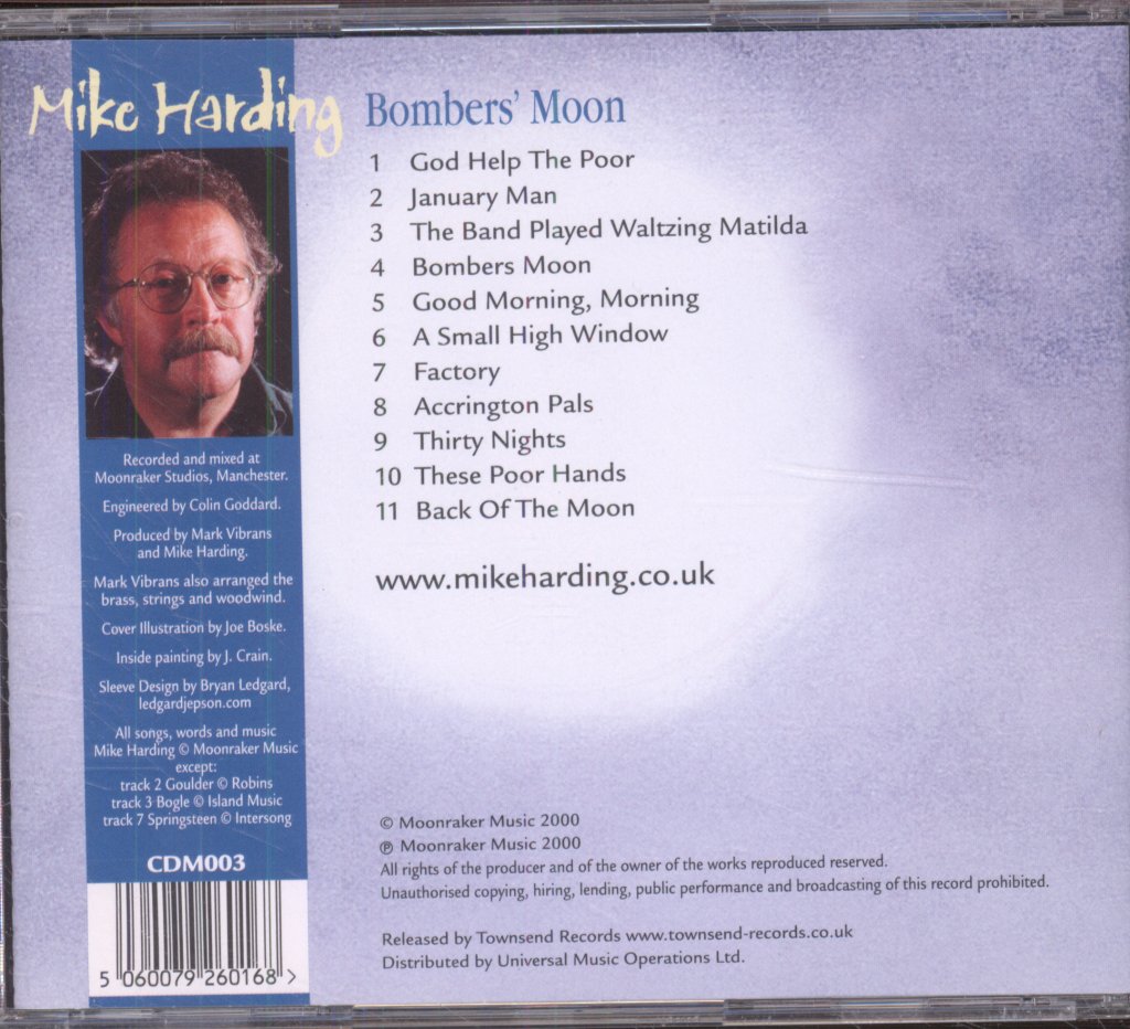 Mike Harding - Bombers' Moon - Cd
