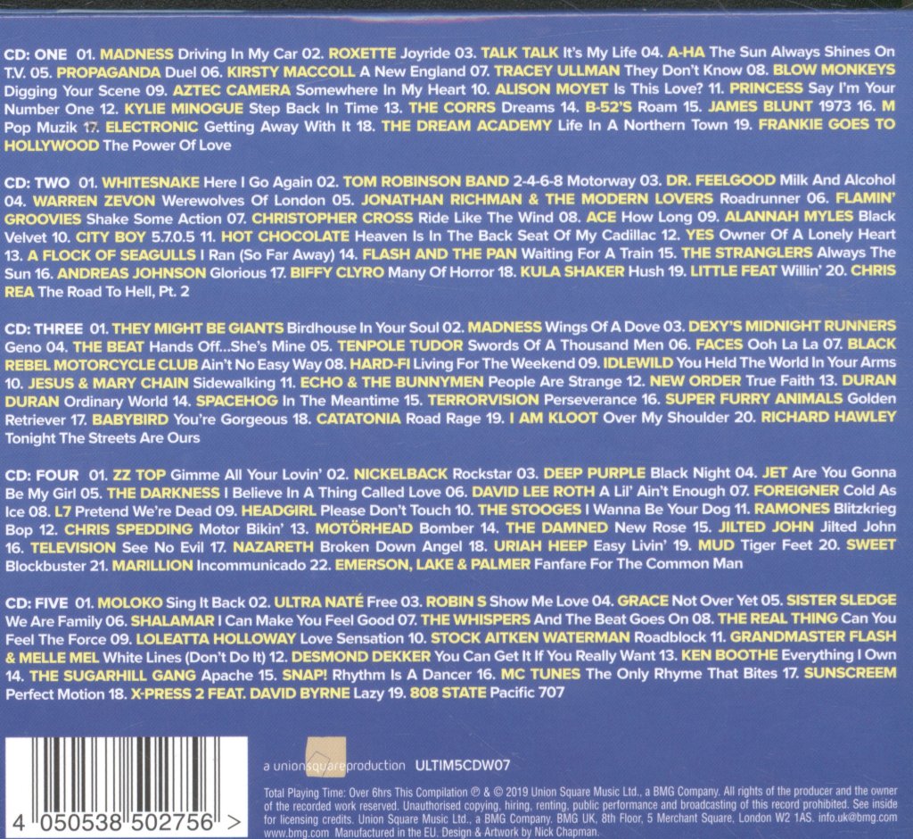Various Artists - Driving In My Car - Ultimate Car Hits - Cd Set