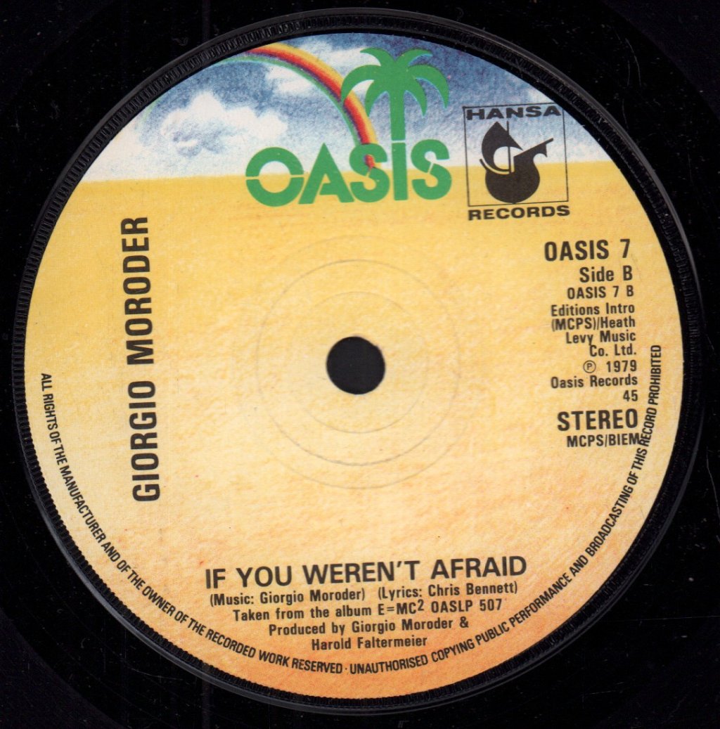 Giorgio Moroder - What A Night - 7 Inch