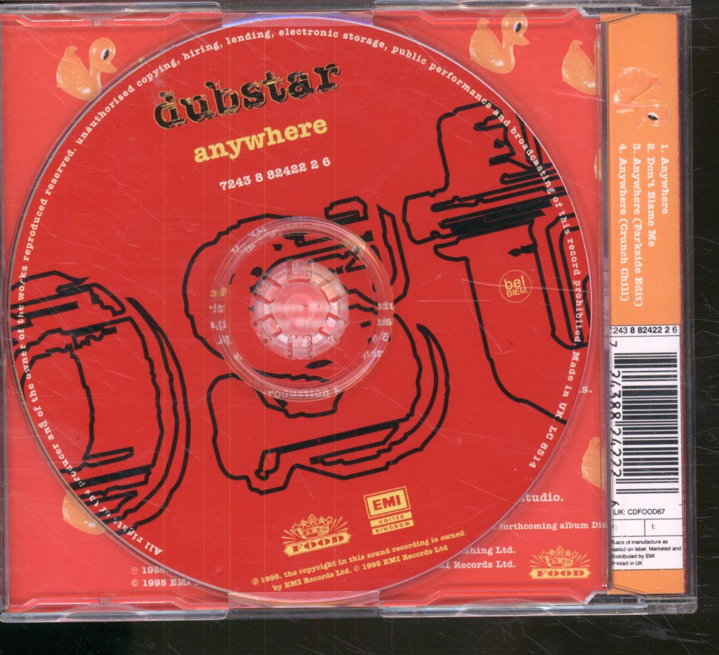 Dubstar - Anywhere - Cd
