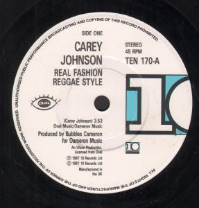 Carey Johnson - Real Fashion Reggae Style - 7 Inch