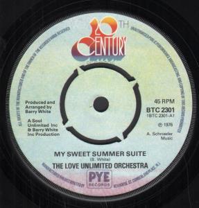 Love Unlimited Orchestra - My Sweet Summer Suite - 7 Inch
