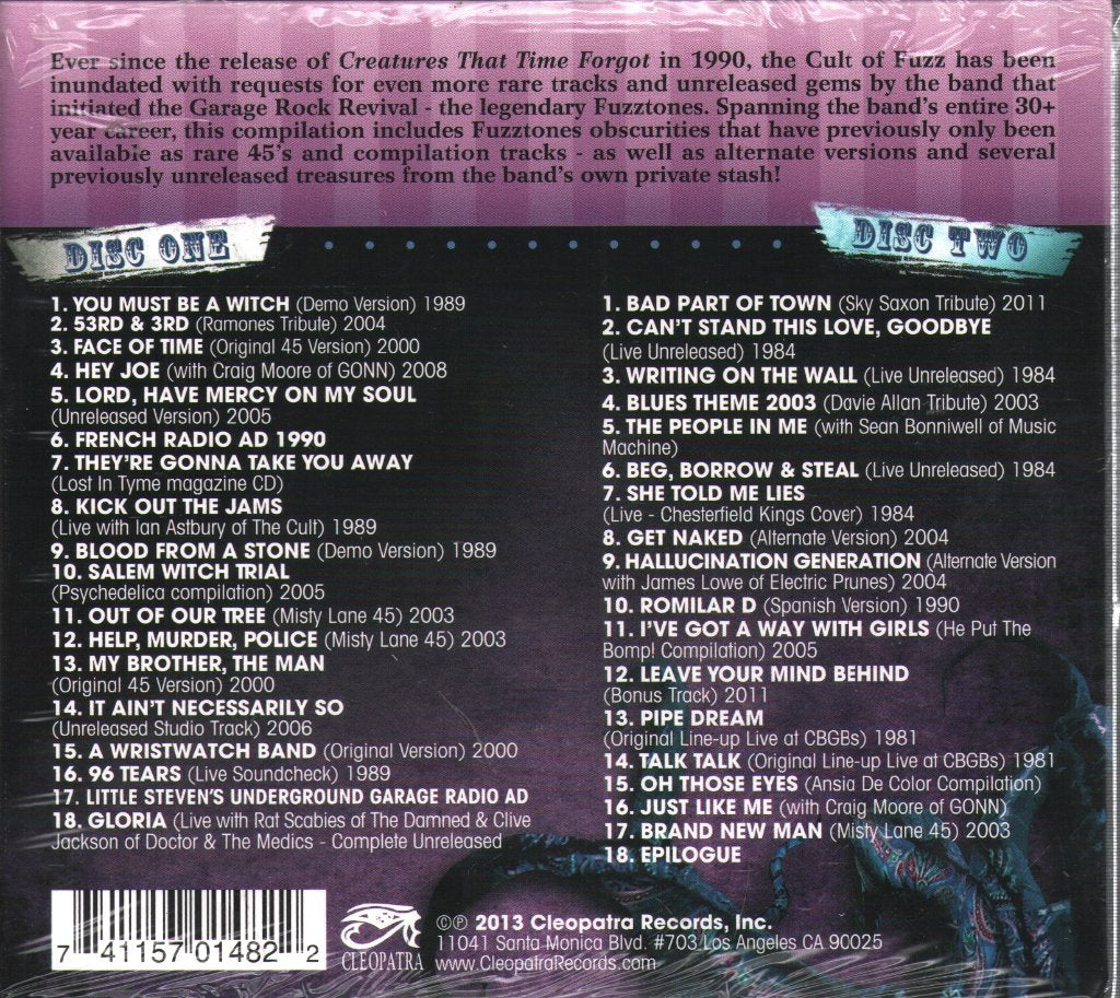 Fuzztones - Snake Oil - Double Cd